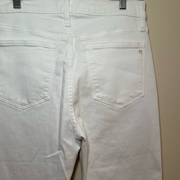 Women's White Madewell Stovepipe Straight Leg Jeans | size 29 - Picture 4 of 9
